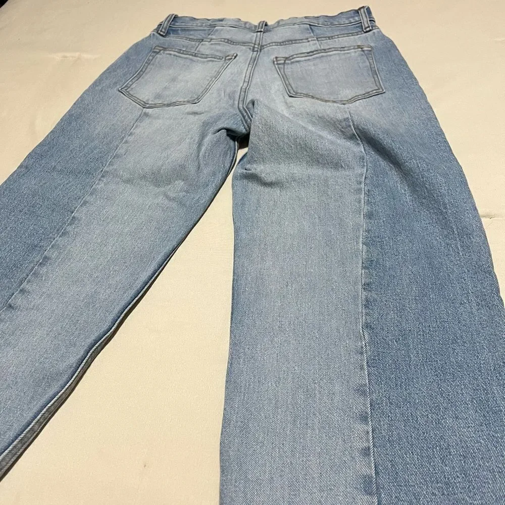 Abercrombie & Fitch Blue Ankle Cropped Jeans - Picture 7 of 12